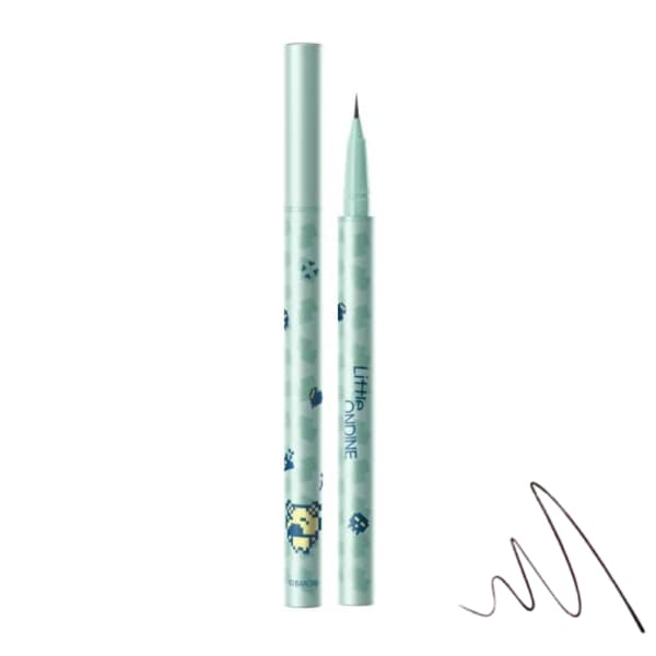 Tamagotchi Collaboration Ultra-cienki eyeliner w płynie - - 01 Natural Black