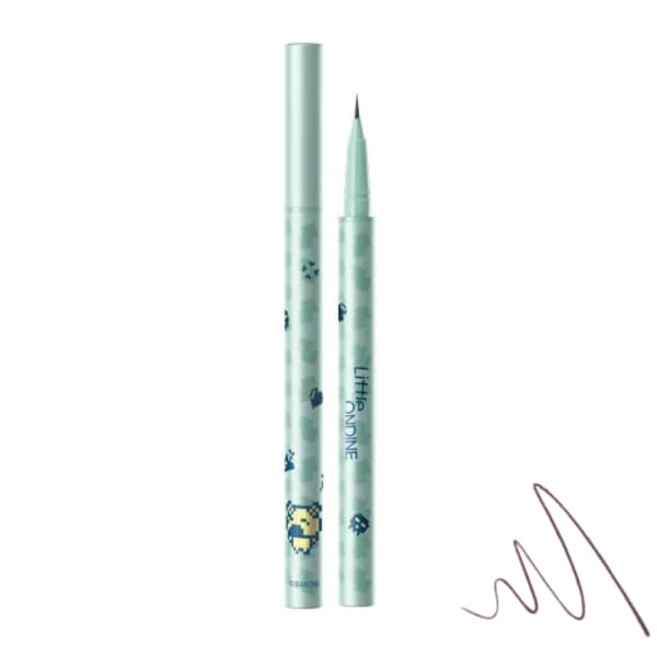 Tamagotchi Collaboration Ultra-cienki eyeliner w płynie - - 04 Gray Black