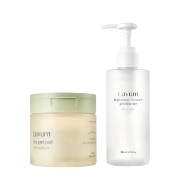 Bamboo Hyaluronic Moisture Gel Cleanser - + Real Calming Pair Cica Spot Pad -/. Set