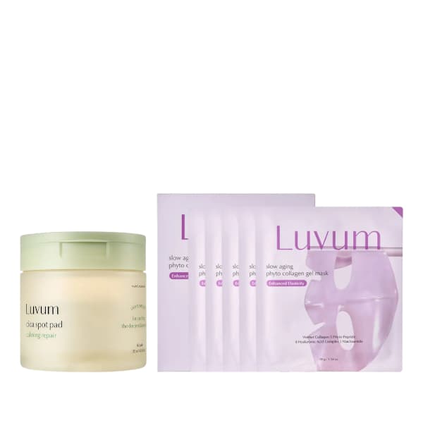 Real Calming Pair Cica Spot Pad -/. + Slow Aging Phyto Collagen Gel Mask -. Set