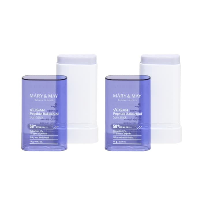 Vegan Peptide Bakuchiol Sun Stick SPF50+ PA++++ - (.) Set