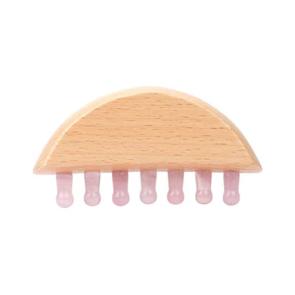 Head Scalp Massager-Comb - 98.6 mm - Pink