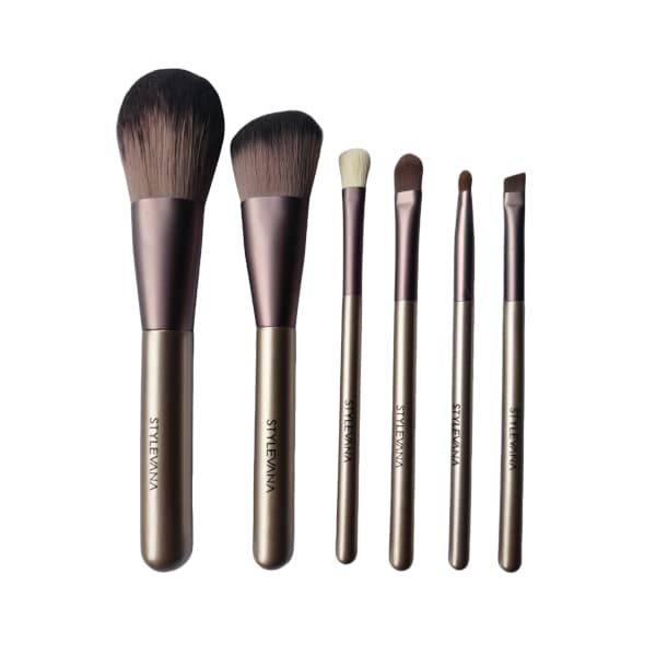 Set Of 6 Make Up Brushes A -./set - Grape