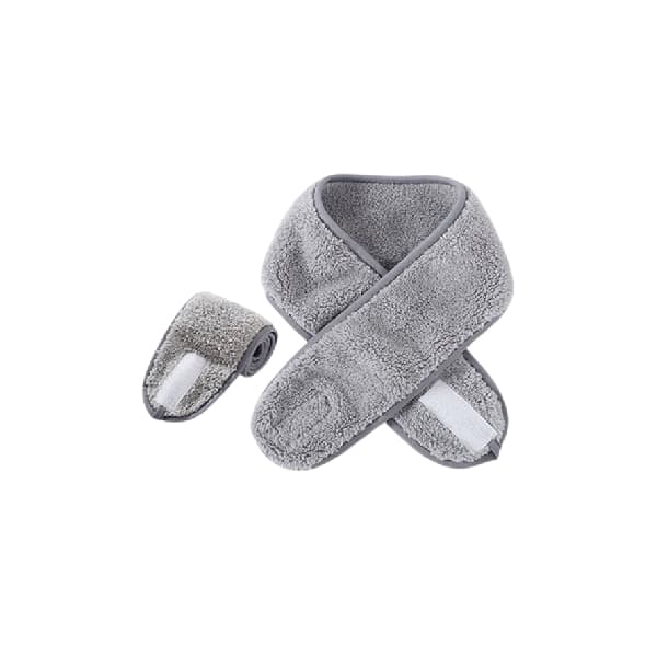 Face Wash Headband -. - Grey