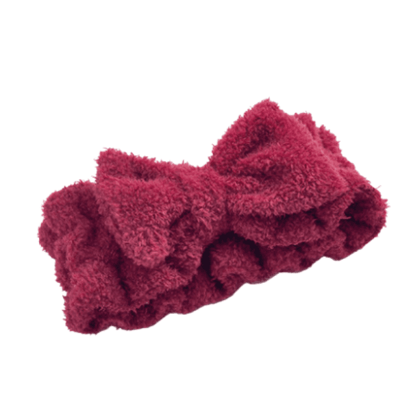 Face Wash Ribbon Headband -. - Rose