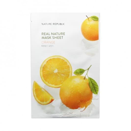 Real Nature Sheet Mask - Orange -. (.) Set