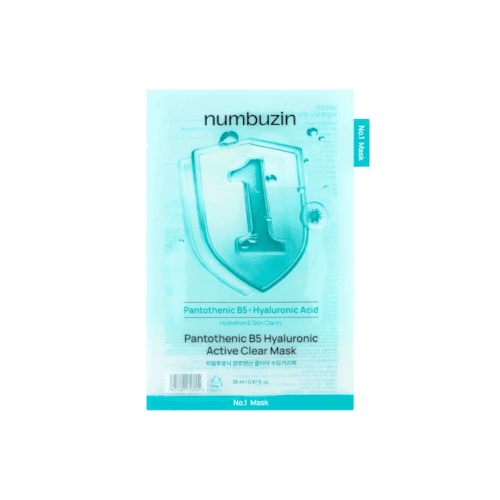 numbuzin - No. 1 Pantothenic B5 Hyaluronic Active Clear Mask (New Version of No.1 Dewy Glow Spa Sheet Mask) -