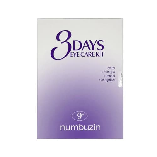 numbuzin - No.9 NAD+ Retinol Eye Cream + Collagen Eye Patch 3 Days Eye Care Kit - 1 zestaw (2 produkty)