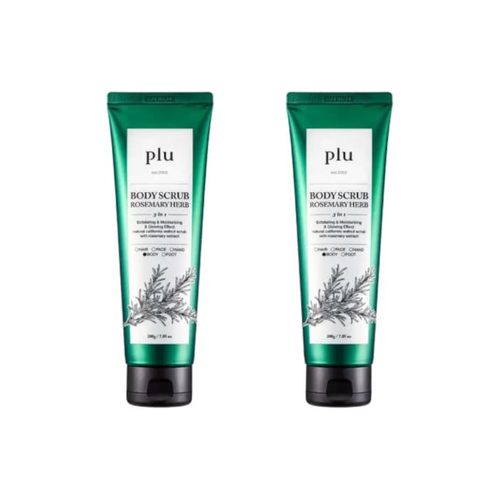 Body Scrub - - Rosemary Herb DUO Set