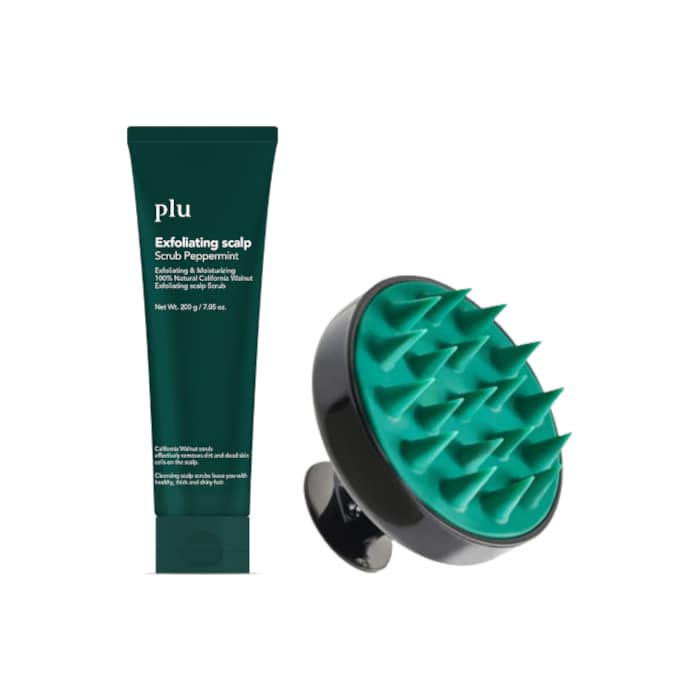 Exfoliating Scalp Scrub Peppermint - (1ea) & Theraphy Scalp Scaling Scrub Brush - Set