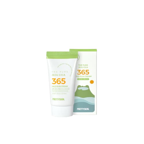 PRETTYSKIN - The Pure Jeju Cica 365 Mild Sun Cream SPF50+ PA++++ -