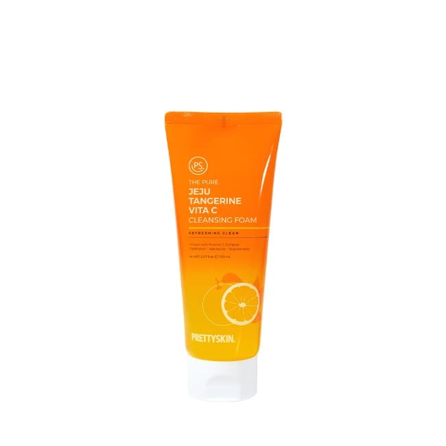 The Pure Jeju Tangerine Vita C Cleansing Foam