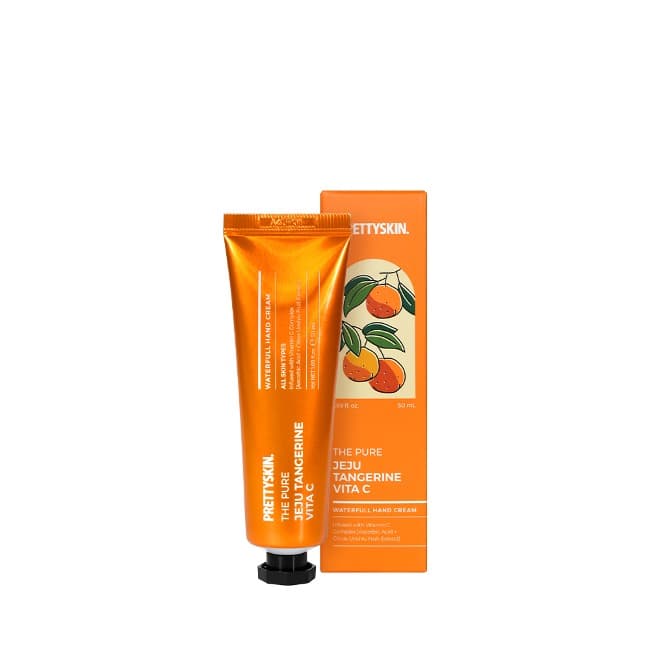 The Pure Jeju Tangerine Vita C Waterfull Hand Cream -