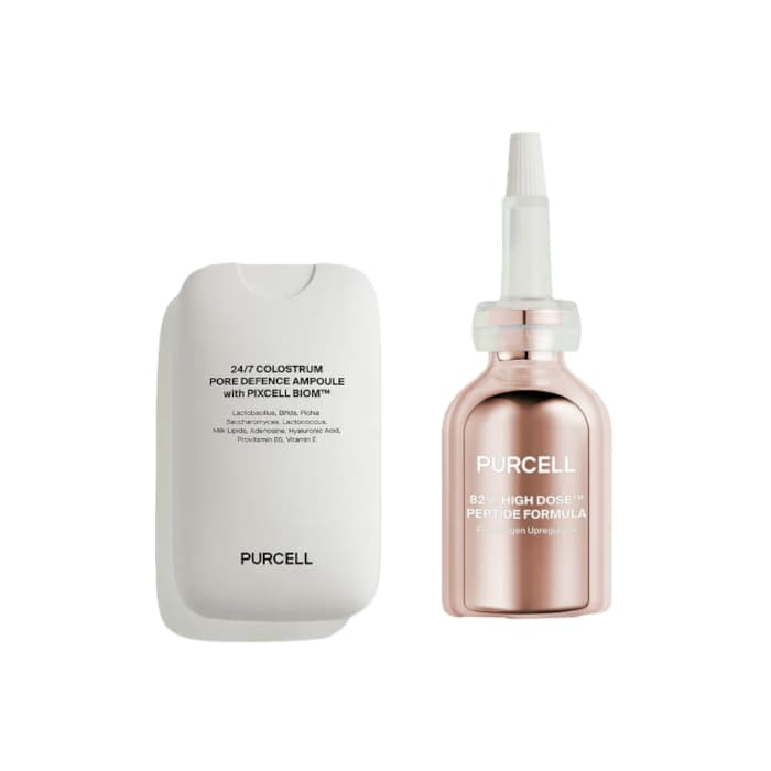 24/7 Colostrum Pore Defence Ampoule with Pixcell Biom™ - (1ea) + 82% High Dose™ Peptide Formula - (1ea) Set