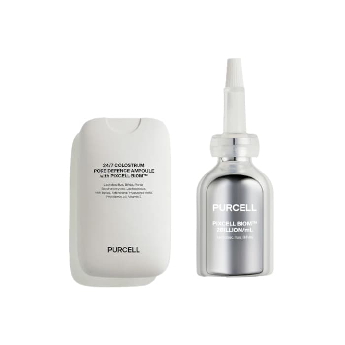 24/7 Colostrum Pore Defence Ampoule with Pixcell Biom™ - (1ea) + Pixcell Biom™2Billion/mL - (1ea) Set
