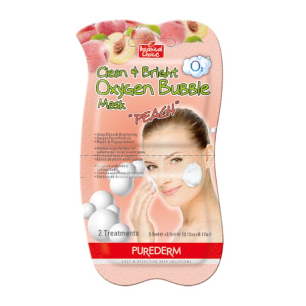 Clean&Bright Oxygen Bubble Mask -+ - Peach