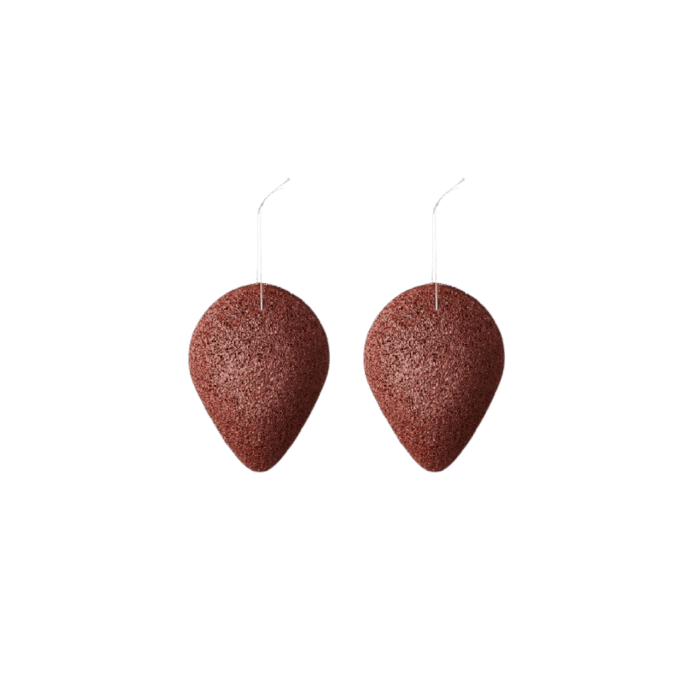 JEJU Volcanic Scoria Konjac Sponge - (.) Set