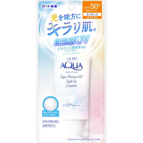 Skin Aqua Super Moisture UV Light Up Essence SPF50+ PA++++ -