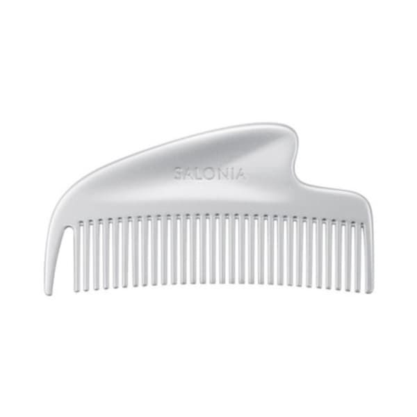 Glossy Care Metal Cassa Comb - - SAL25322SL - Silver