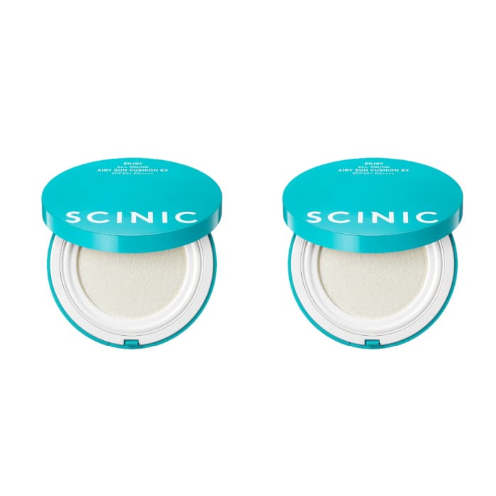 Enjoy All Round Airy Sun Cushion EX SPF50+ PA++++ - (.) Set