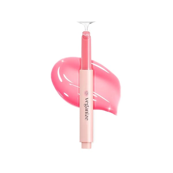 Veganize Collagen Lip Glass Balm - - 02 Shy Pink