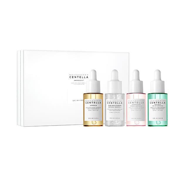 Madagascar Centella Ampoule Kit - 1zestaw (4produkty)