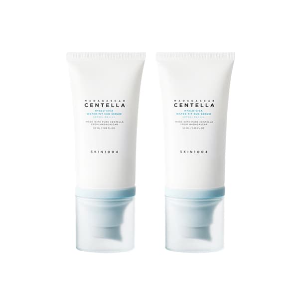 Madagascar Centella Hyalu-Cica Water-Fit Sun Serum SPF50+ PA++++ Twin Pack -