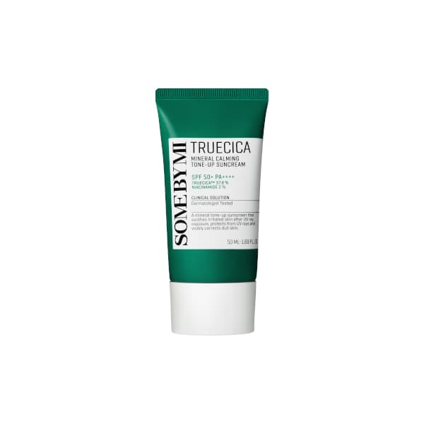 Truecica Mineral Calming Tone-Up Suncream SPF 50+ — krem przeciwsłoneczny
