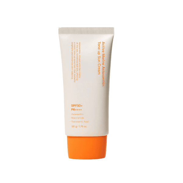Aktywny krem przeciwsłoneczny z astaksantyną morską SPF50+ PA++++ -