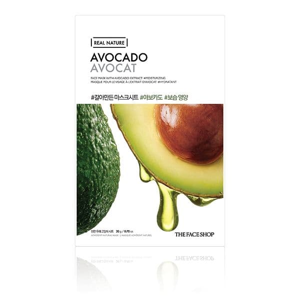Real Nature Face Mask - Avocado -. (.) Set