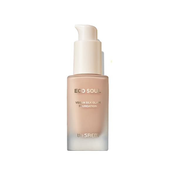 Eco Soul Vegan Silk Glam Foundation SPF42 PA++ - - 21 Light Beige