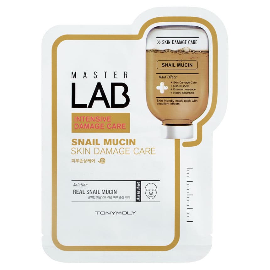 Master Lab Real Mask Sheet - Snail Mucin -. (.) Set