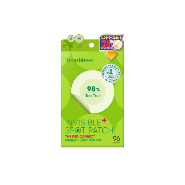 Plastry Invisible Plus Spot Patch The Red Correct -