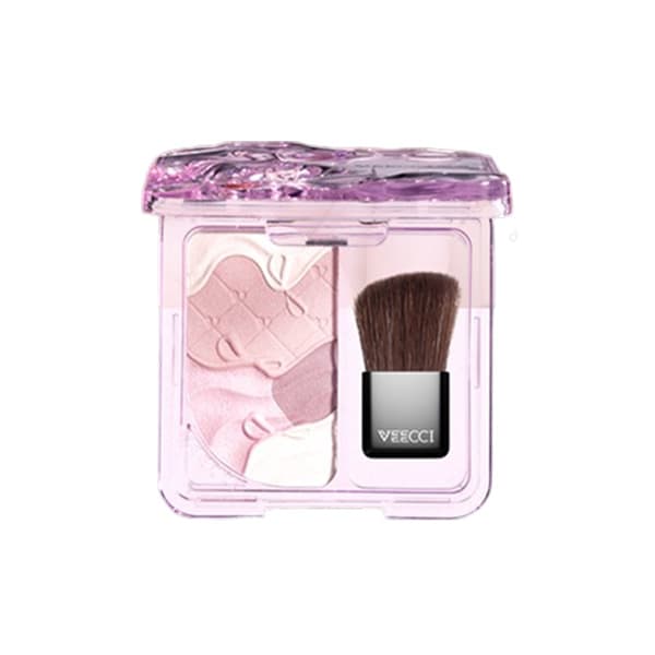 Paleta rozświetlaczy i różów Dreamy Quad Glow - - E03 Muted Rose
