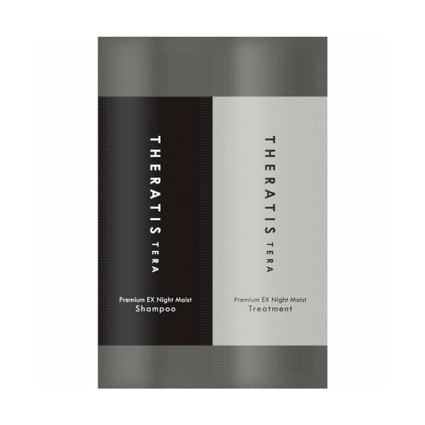 Theratis by mixim Tera Premium EX Night Moist Shampoo & Treatment Trial Set -+