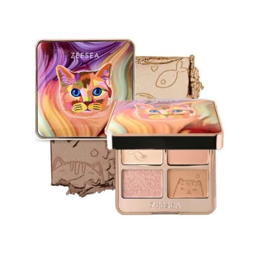 Colorful Animal Four-Color Eyeshadow - -