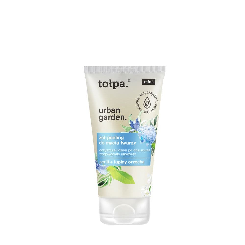 Żel - peeling do mycia twarzy z łupinami orzecha