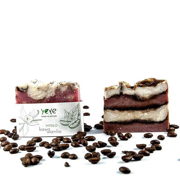 Mydło 100% naturalne ręcznie robione kawa i wanilia YEYE Made in Nature