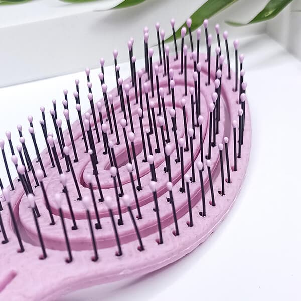 Szczotka BIO spiralna do włosów biodegradowalna YEYE Made in Nature (rozowy)
