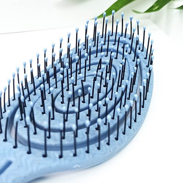 Szczotka BIO spiralna do włosów biodegradowalna YEYE Made in Nature (niebieski)