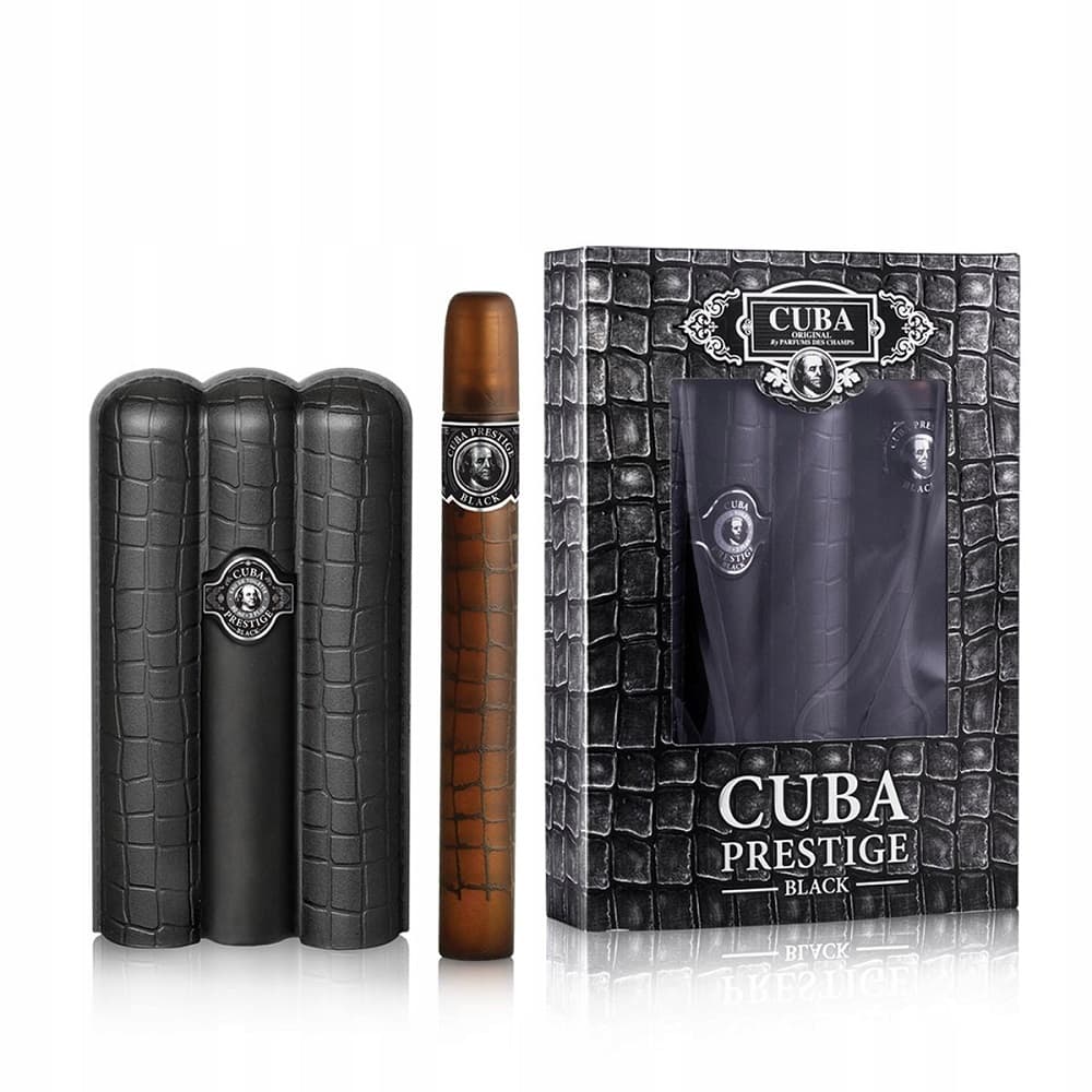 Cuba Prestige Black zestaw woda toaletowa spray + woda toaletowa spray (M)