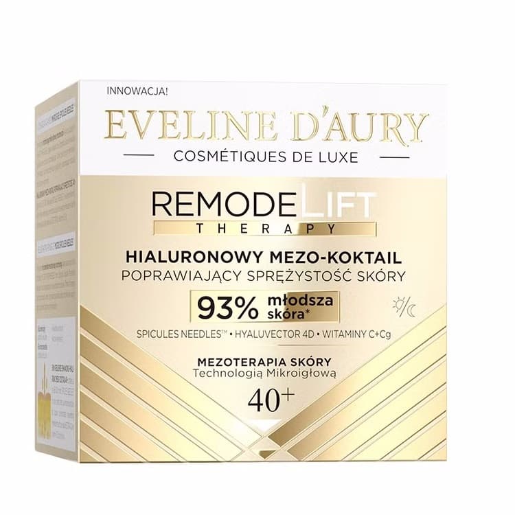 Eveline D'Aury RemodeLift Hialuronowy Krem Do Twarzy Mezoterapia 40+