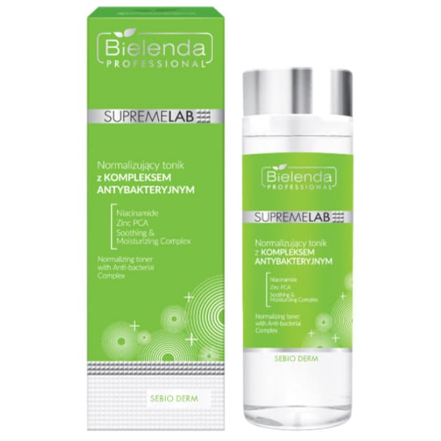Professional - SUPREMELAB - SEBIO DERM - Normalizing Toner With Anti-bacterial Complex - Normalizujący tonik z kompleksem antybakteryjnym -