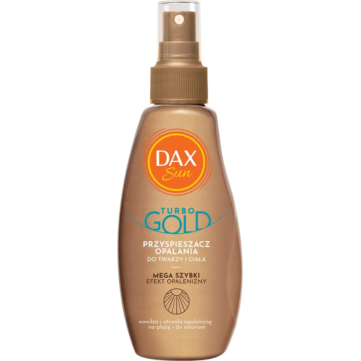 Dax Sun Turbo Gold Przyspieszacz opalania do twarzy i ciała z olejem buriti