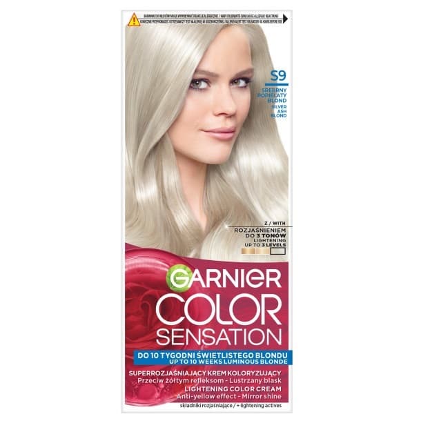 Color Sensation superrozjaśniający krem koloryzujący S9 Srebrny Popielaty Blond