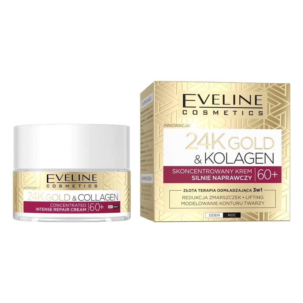 24K GOLD & COLLAGEN Intense Repair Cream - Skoncentrowany krem silnie naprawczy 60+ Dzień/Noc -