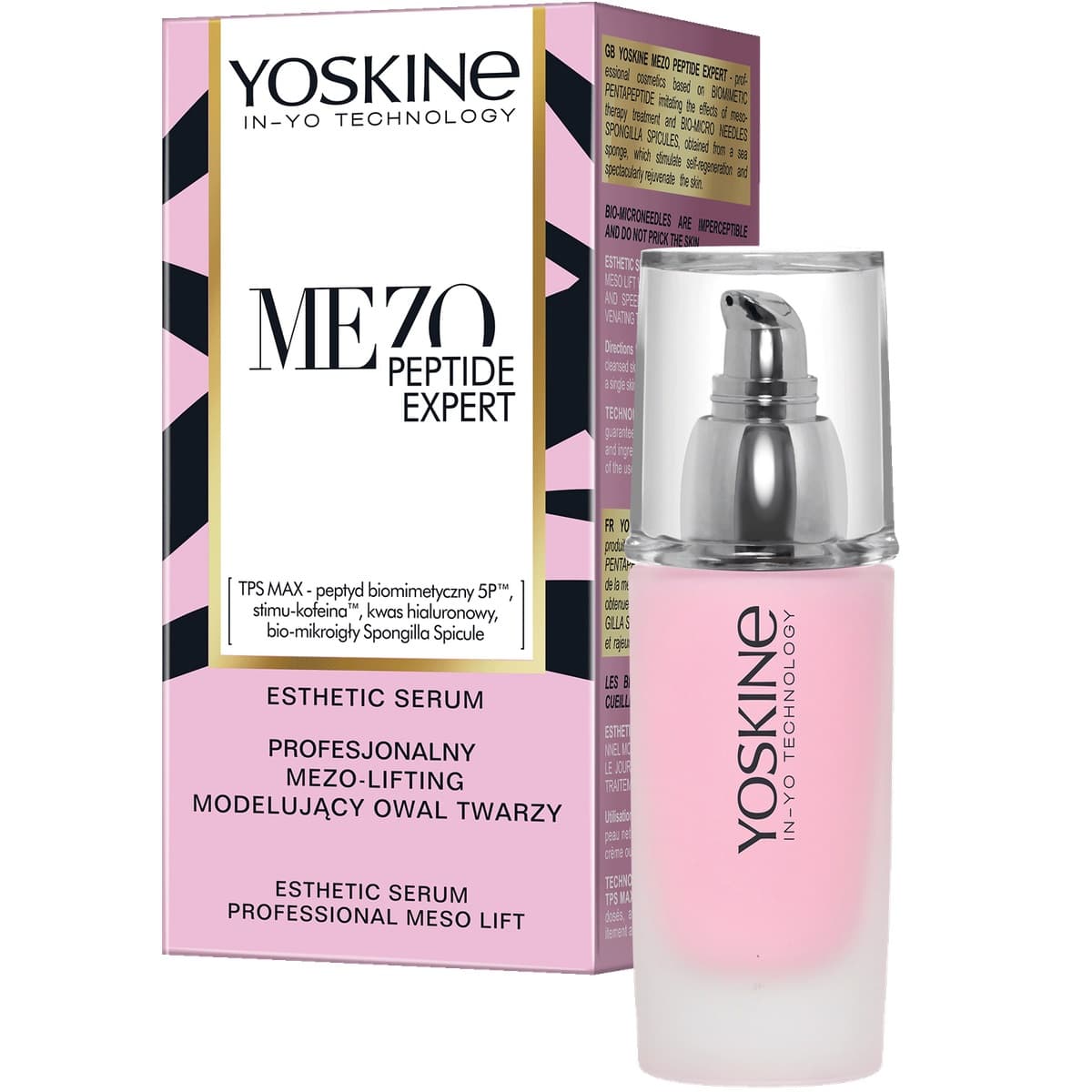 Mezo Peptide Expert - Esthetic Serum - Profesjonalny mezo-lifting modelujący owal twarzy -