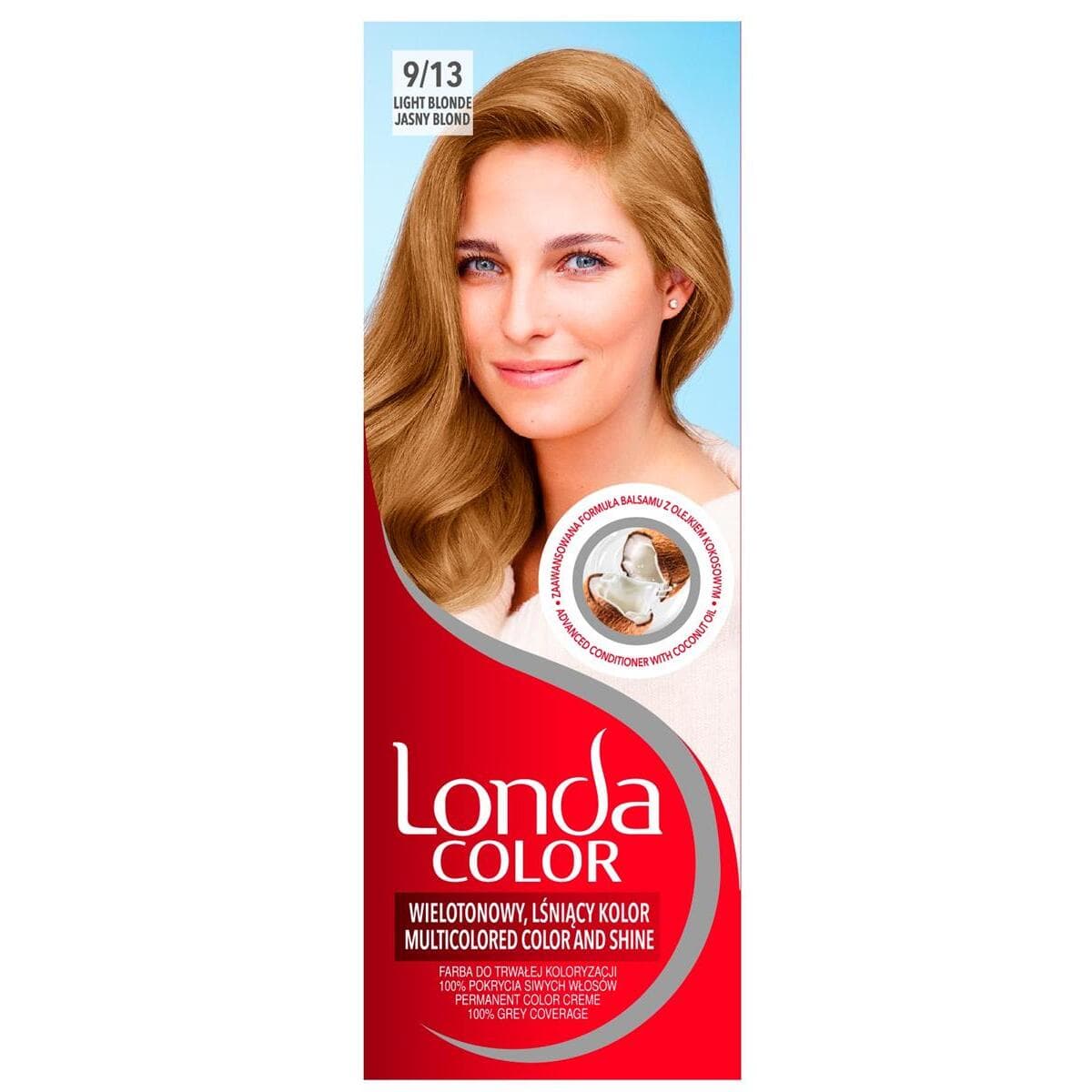 LONDA - COLOR - PERMANENT COLOR CREME - Farba do trwałej koloryzacji włosów - 9/13 - LIGHT BLONDE