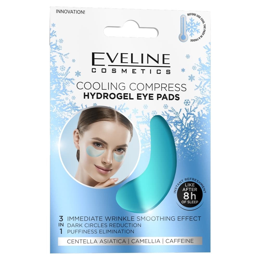 COOLING COMPRESS HYDROGEL EYE PADS - Chłodzące hydrożelowe płatki pod oczy -