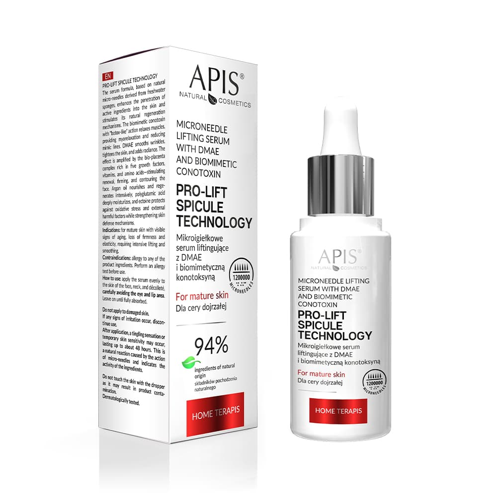 Pro-Lift Spicule Technology, Mikroigiełkowe serum liftingujące z DMAE i biomimetyczną konotoksyną Home TerApis